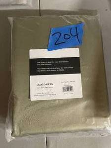 Sun Zero Grant 54 x 84 Rod Pocket Top Curtain Panel