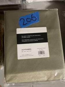 Sun Zero Grant 54 x 84 Rod Pocket Top Curtain Panel