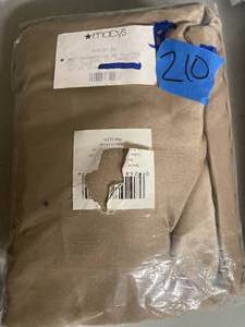 Sun Zero Grant 54 x 84 Rod Pocket Top Curtain Panel