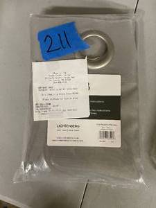 No. 918 Sheer Voile 59 x 84 Grommet Top Curtain Panel