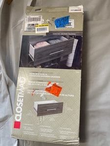 ClosetMaid Style 10 in. x 25 in. Coastal Teak Modern Drawer Kit for 25 in. W Style Tower