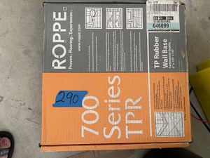 ROPPE 700 Series Toffee 4 in. x 18 in. x 48 in. Thermoplastic Rubber Wall Cove Base (30-Pieces)