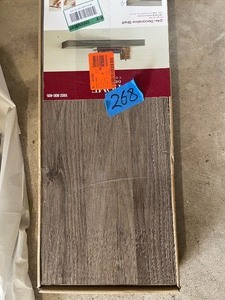 Home Decorators Collection 23.6 in. W x 10.2 in. D x 2 in H Driftwood Gray Oak Floating Shelf