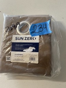 Sun Zero Grant 40 x 95 Rod Pocket Top Curtain Panel