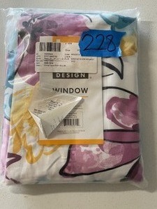 Intelligent Design Olivia Floral-Print 50 x 84 Blackout Grommet Window Panel