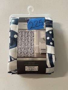 Dcor Studio Sanibel 72 x 72 Faux-Linen Shower Curtain