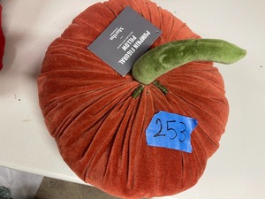 Martha Stewart Collection Pumpkin Figural Decorative Pillow, Created for Macys