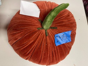 Martha Stewart Collection Pumpkin Figural Decorative Pillow, Created for Macys