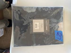 Madison Park Simone 50 x 84 Printed Floral Sheer Curtain Panel