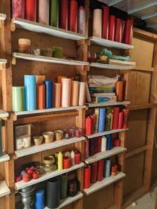 lot 104 image: A LOT of Candles