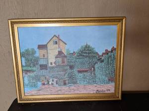 lot 37 image: Stunning Vintage C. Bombois Artist Print