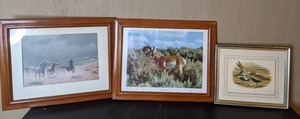 lot 40 image: Beautiful Framed Prints of Animals and Birds