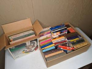 lot 85 image: Lot of (2) Boxes of Books Classics, Childrens Hardcovers, Health and Wellness