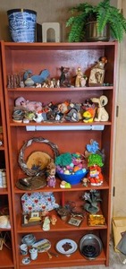 lot 183 image: Mixed Lot of Decorative Items Everything on the Shelves
