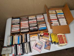 lot 69 image: Large Lot of Assorted Vintage Cassette Tapes