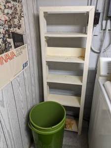 lot 143 image: Shelf and 3 Green Buckets