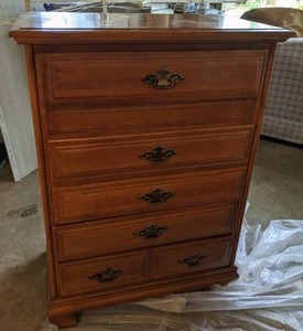 lot 287 image: Beautiful Flanders Tall Dresser
