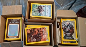 lot 278 image: Lot of National Geographic Magazines 70s, 80s, & 90s