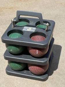 lot 94 image: Forster Bocce Ball Set with Tote