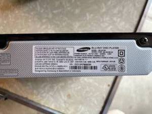 lot 95 image: Samsung Blue Ray Disc Player