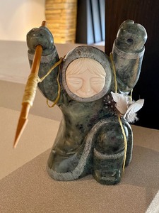 lot 14 image: Carving - Likely Inuit by E. Lee