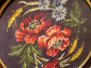 lot 38 image: Round Framed Embroidery
