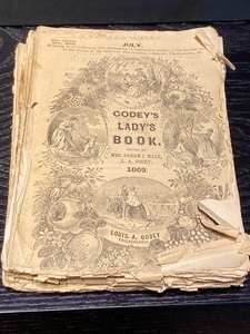 lot 33 image: Godeys Ladys Books 1886