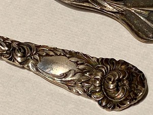 lot 56 image: Three Vintage Sterling Silver Souvenir Spoons