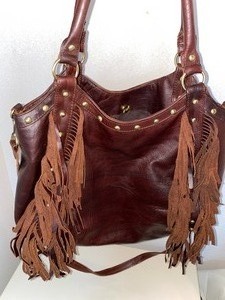 lot 199 image: Large Leather Handbag by RAJ