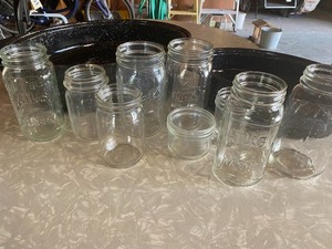 lot 153 image: Ball Mason Jars & Two Roasters