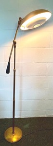 lot 240 image: Amazing Brass Vintage Floor Lamp
