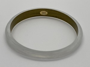 lot 255 image: Alexis Bittar Lucite Bangle - skinny tapered.