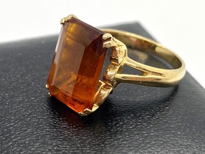 lot 264 image: 14k and Yellow Stone Ring