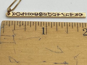 lot 300 image: 14k Pendant and 14k Chain