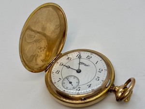 lot 301 image: Vintage Hampden Pocket Watch