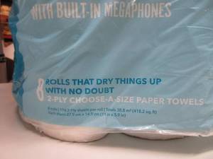 lot 124 image: Paper Towels