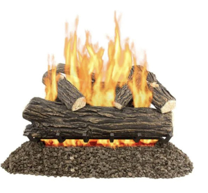 Willow Oak 30 in. Vented Gas Log Set the retail price in Home Depot is $300.80