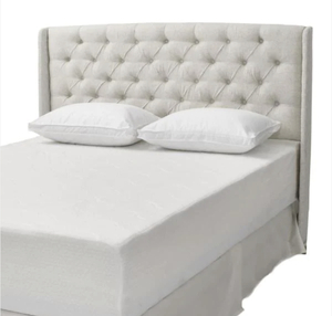 Lidia Beige FullQueen Headboard  The retail price $272.48