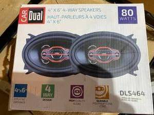 Dual 4 X6 speakers Brand new never ...