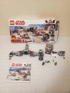 lot 29 image: Lego Star Wars Defense Of Crait Set Number 75202
