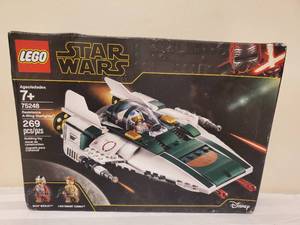 lot 32 image: Lego Star Wars Resistance A-Wing Starfighter Set Number 75248 NEW IN BOX