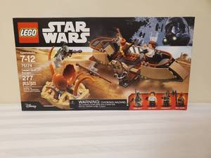 lot 30 image: Lego Star Wars Desert Skiff Escape Set Number 75174 NEW IN BOX