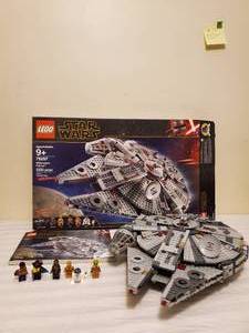 lot 16 image: Lego Srar Wars Millennium Falcon Set Number 75257