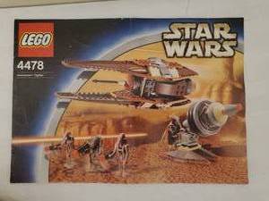 lot 50 image: Lego Star Wars Geonosian Figher Set Number 4478