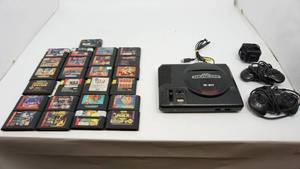 Sega Genesis With Two Controllers--Cable to Plug Into TV--Twenty Genesis Games
