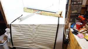 J C Penny Tripod Movie Screen