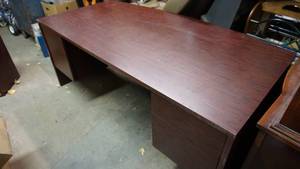 Red Cherry Wood Desk