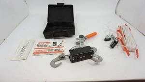Pack-Mule Portable HoistPuller-Model # PM-5010---Orange Cord Wrap With White Nylon Rope On It