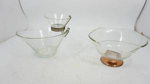 One Chip & Dip Bowl Set & One Salad Bowl