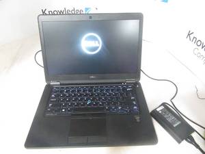 lot 5 image: Dell&nbspLatitude E7450&nbspINTEL(R) CORE(TM) I5-5300U CPU  2.30GHZ 8 GB RAM 256GB HD  Includes Windows 10, AC adapter 